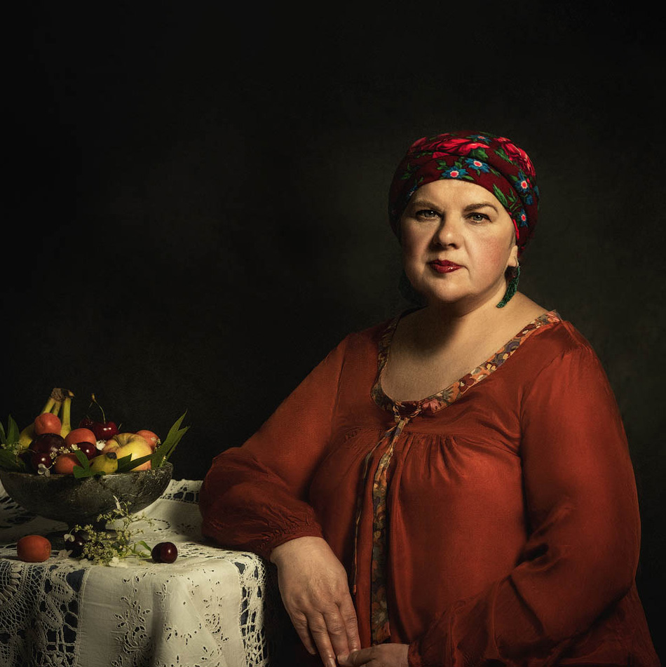 Mother and child portrait